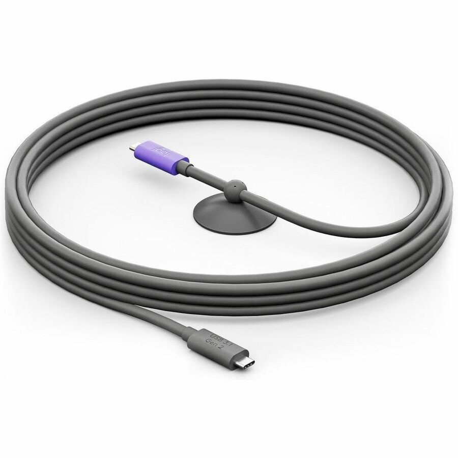 Logitech - USB-C cable - 24 pin USB-C to 24 pin USB-C - 16.4 ft