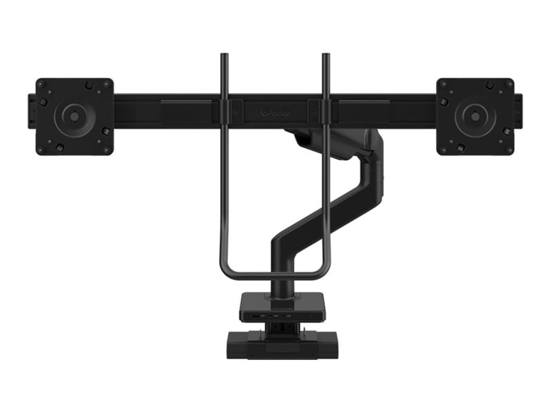 Humanscale M8.1 mounting kit - for 2 monitors - black with black trim