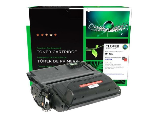 Clover Imaging Group - black - compatible - remanufactured - MICR toner cartridge (alternative for: HP 38A)