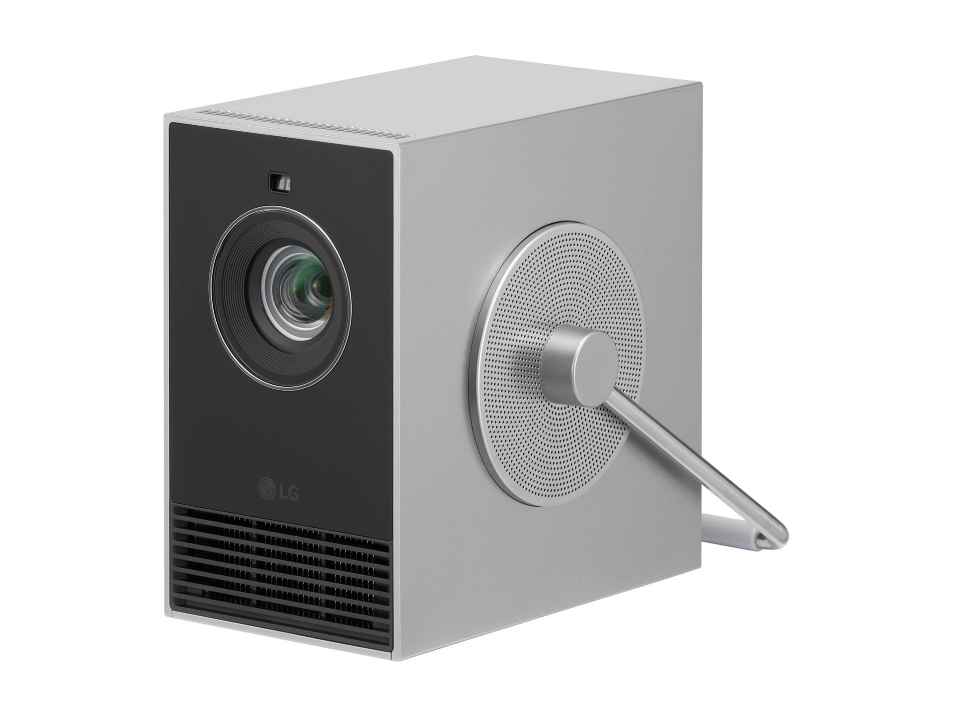 LG CineBeam Q HU710PB - DLP projector - portable - Miracast Wi-Fi Display / AirPlay 2 - silver