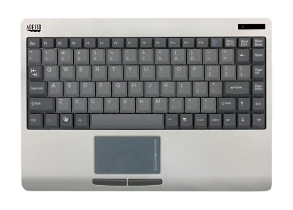 Adesso SlimTouch Wireless 2.4 GHz RF Mini Touchpad Keyboard