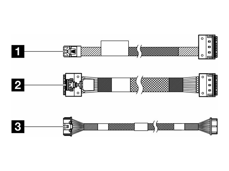 LVO TS SR650 M.2 SFF RAID CABLE KIT