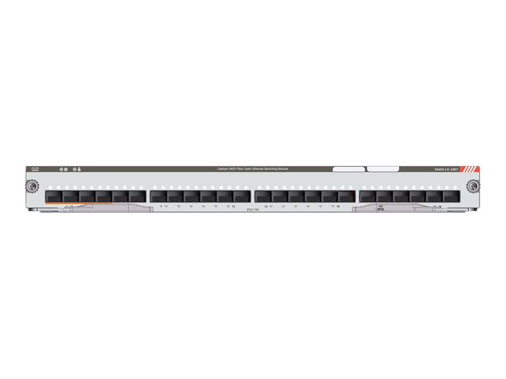 Cisco Catalyst 9400 Series Line Card - switch - 24 ports - plug-in module