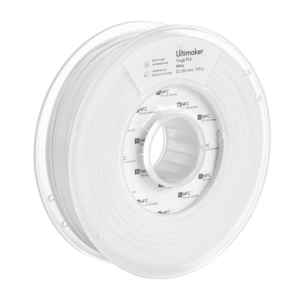 Ultimaker 750g Tough PLA Filament - White