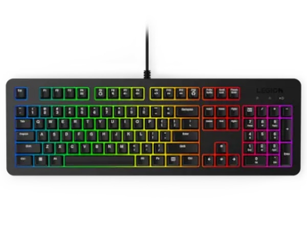 Lenovo Legion K310 RGB - keyboard - gaming full size - QWERTY - US English - black Input Device