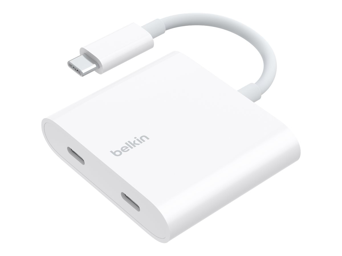 Belkin Connect USB-C to Dual-Port USB-C Adapter - Data + Charge adapter