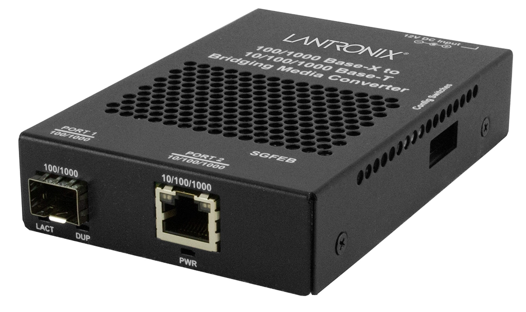 Transition Networks Lantronix 1000Base-T/1000Base-X Multimode SC Media Converter