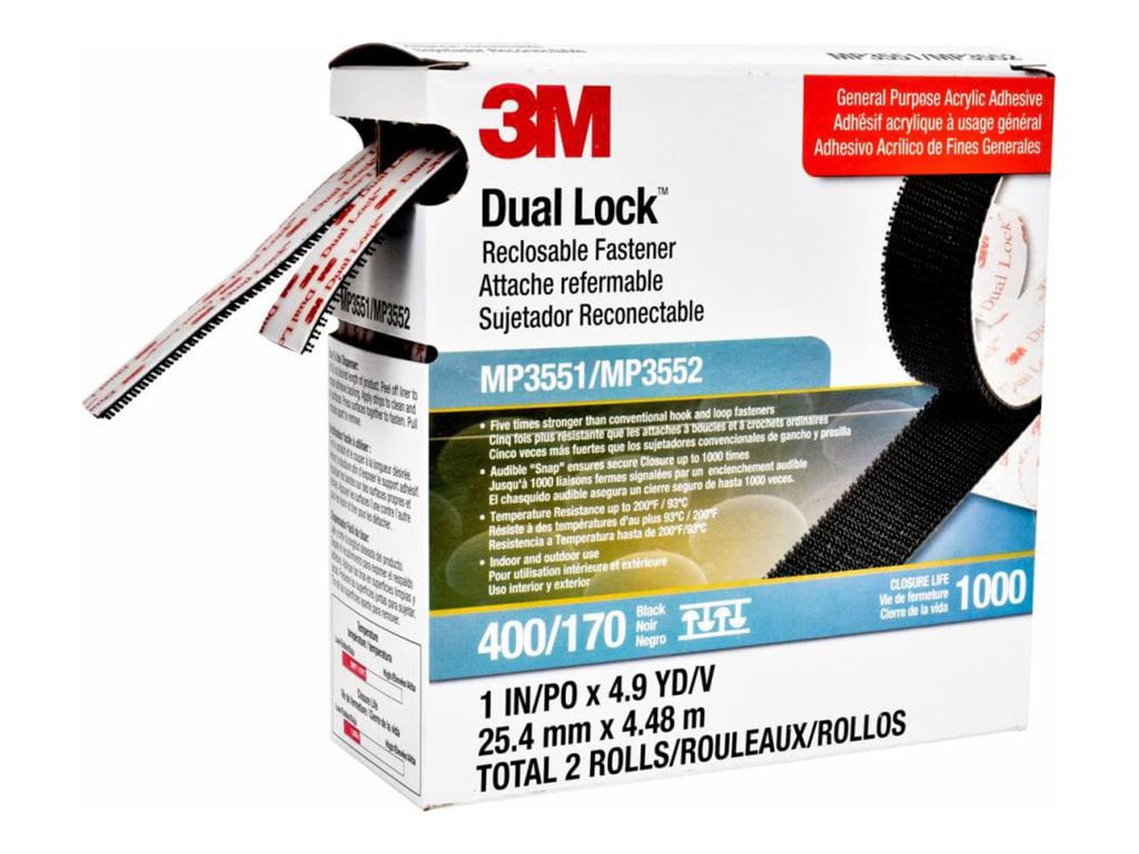 3M MP3551 and MP3552 Dual Lock Reclosable Fastener Tape