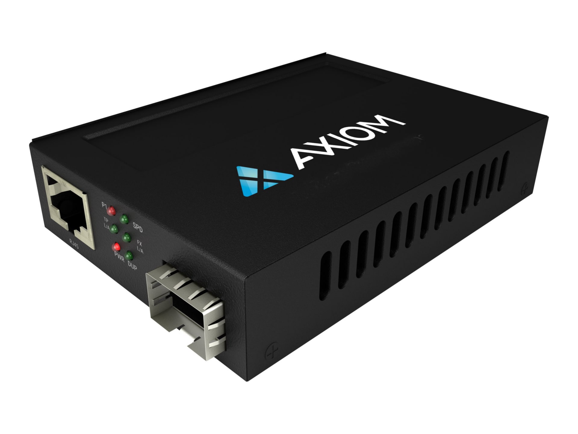 Axiom - fiber media converter - 10Mb LAN, 100Mb LAN, GigE
