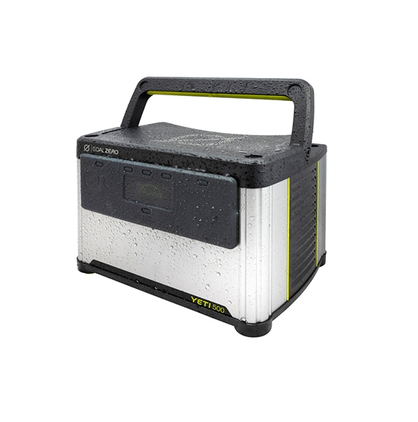 Goal Zero Yeti 500 Portable Power Station with Boulder 100BC Solar Generator