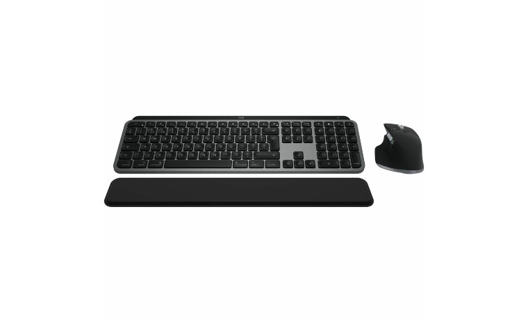 Logitech MX Keys S Combo for Mac, Wireless Keyboard and Mouse With