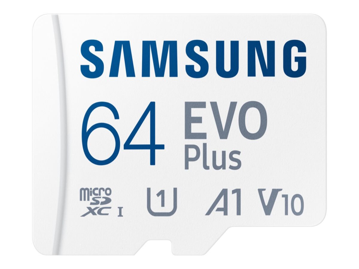Samsung EVO Plus MB-MC64SA - flash memory card - 64 GB - microSDXC UHS-I