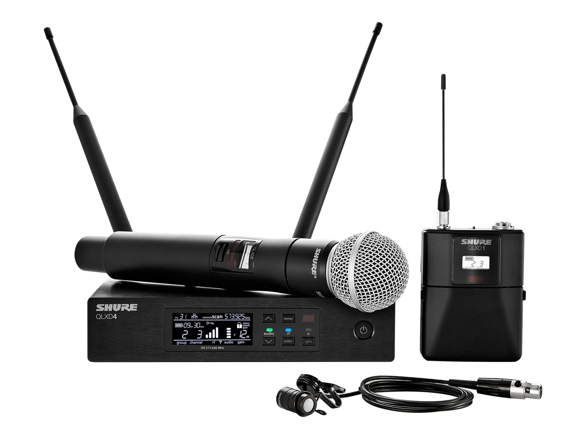 SHURE BODYPACK AND VOCAL COMBO SYS