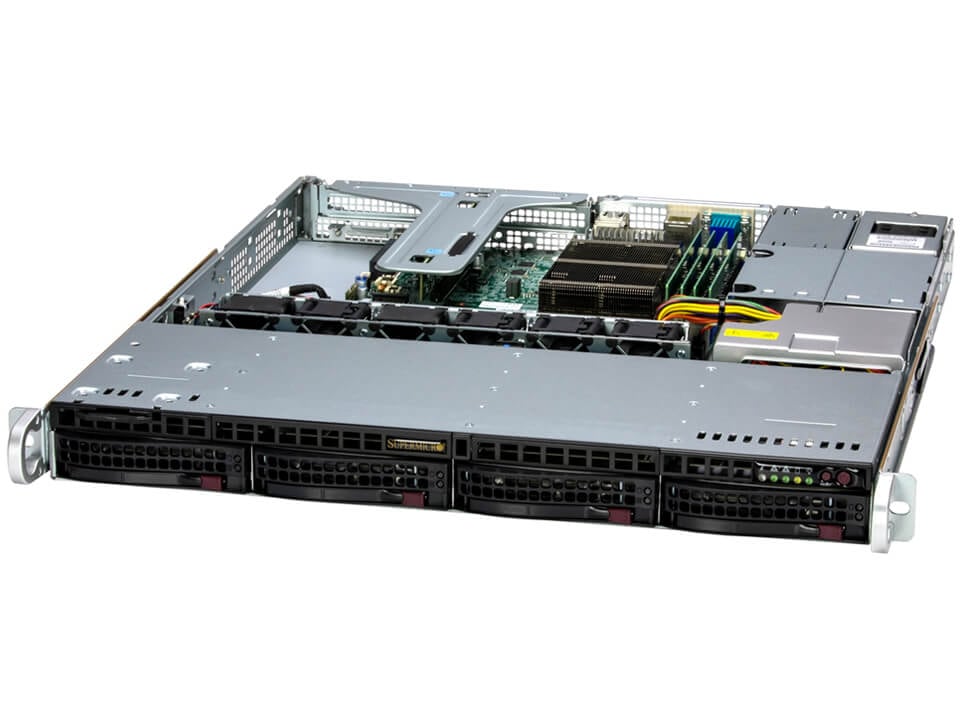 Supermicro UP 1U Mainstream Server with X13SCH-SYS Motherboard