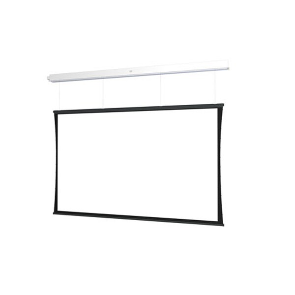 Da-Lite Tensioned Advantage 177" Projector Screen with SightLine Cable Drop