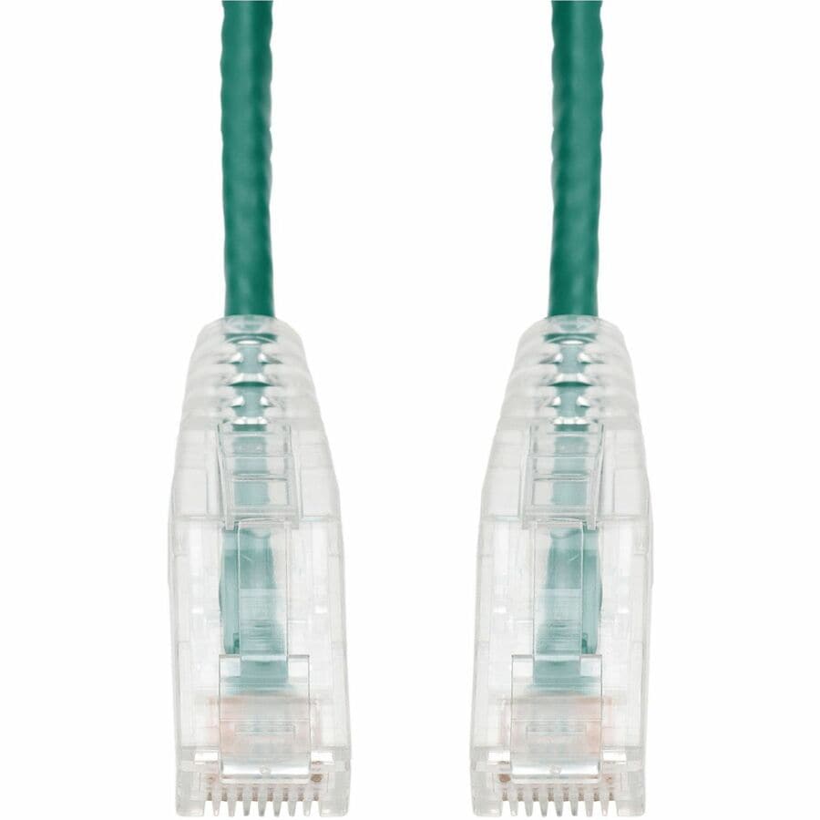 Proline 3ft Green CAT 6 Slim PVC Ethernet Cable Snagless Clear-Claw TAA RJ-45 M/M