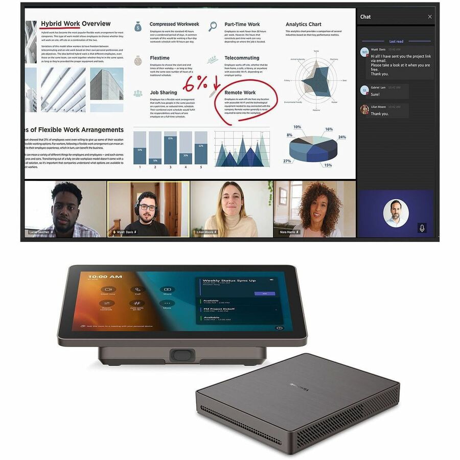 ViewSonic CDE9830-MTR - Microsoft Teams Room Bundle 98" 4K Display, Mini-PC