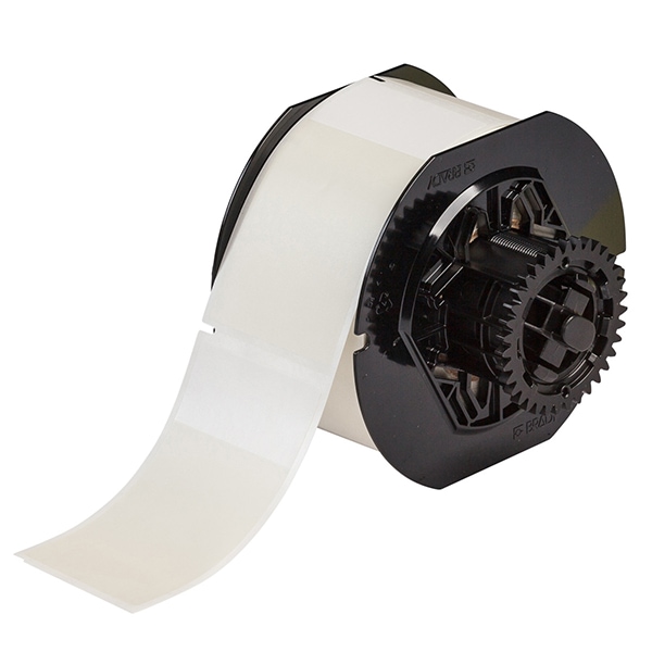 Brady 3.75"x2" Self-Laminating Vinyl Wrap Around Label for B33 Printer - Wh