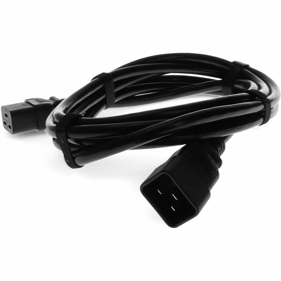 Proline 5ft C19 Female to C20 Male 12AWG 100-250V at 20A Black Power Cable