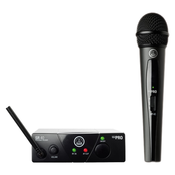 Harman WMS40 Mini Single Vocal Set Wireless Microphone System - Black