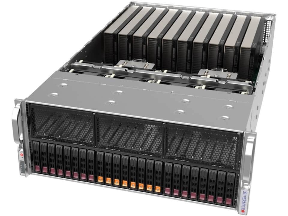 Supermicro DP AMD 4U Dual-Root PCIe Optimized GPU System