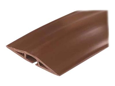 C2G 5ft Wiremold Corduct Overfloor Cord Protector - Brown - cable protector