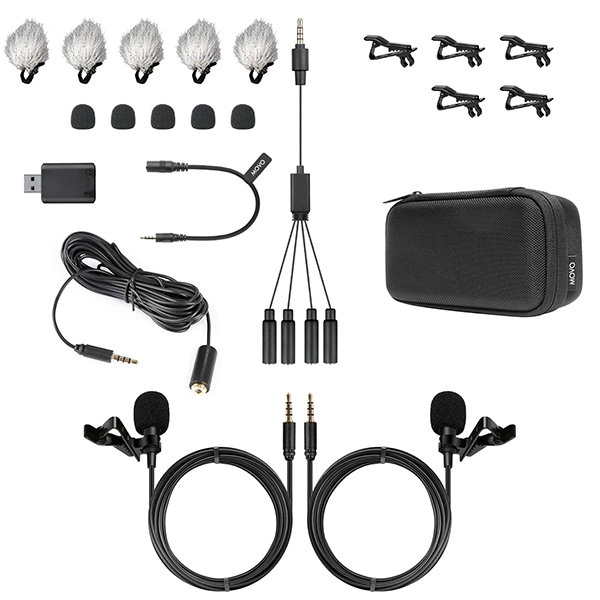 Movo VersaLav Lavalier Microphone Set