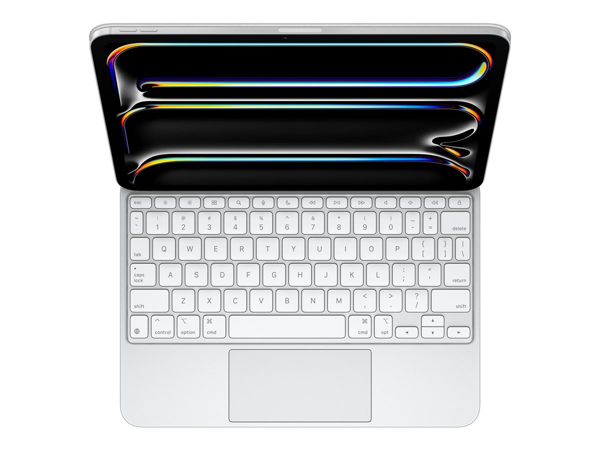 Apple Magic Keyboard - clavier et étui - avec trackpad - QWERTY - US - blanc Périphérique d'entrée