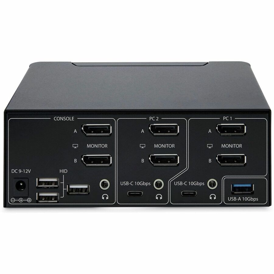 Thumbnail 5 of 8 for StarTech.com 2-Port Dual-Monitor DisplayPort 1.4 KVM Switch, 8K 60Hz / 4K 144Hz, 2x USB 10Gbps Ports, TAA Compliant