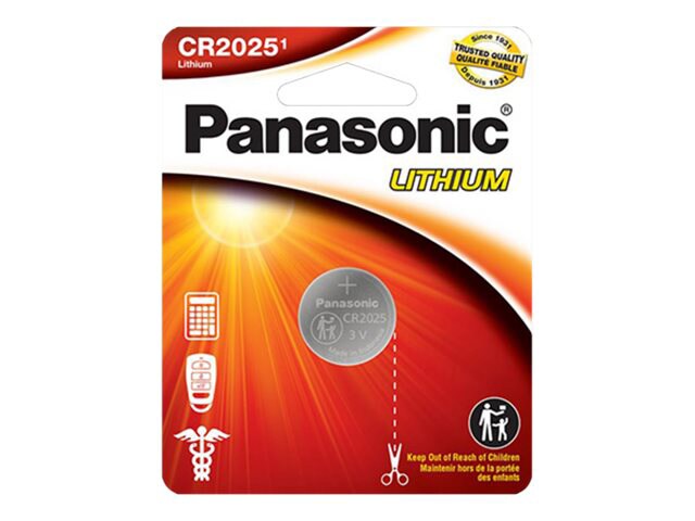 Panasonic CR2025 battery x CR2025 - Li