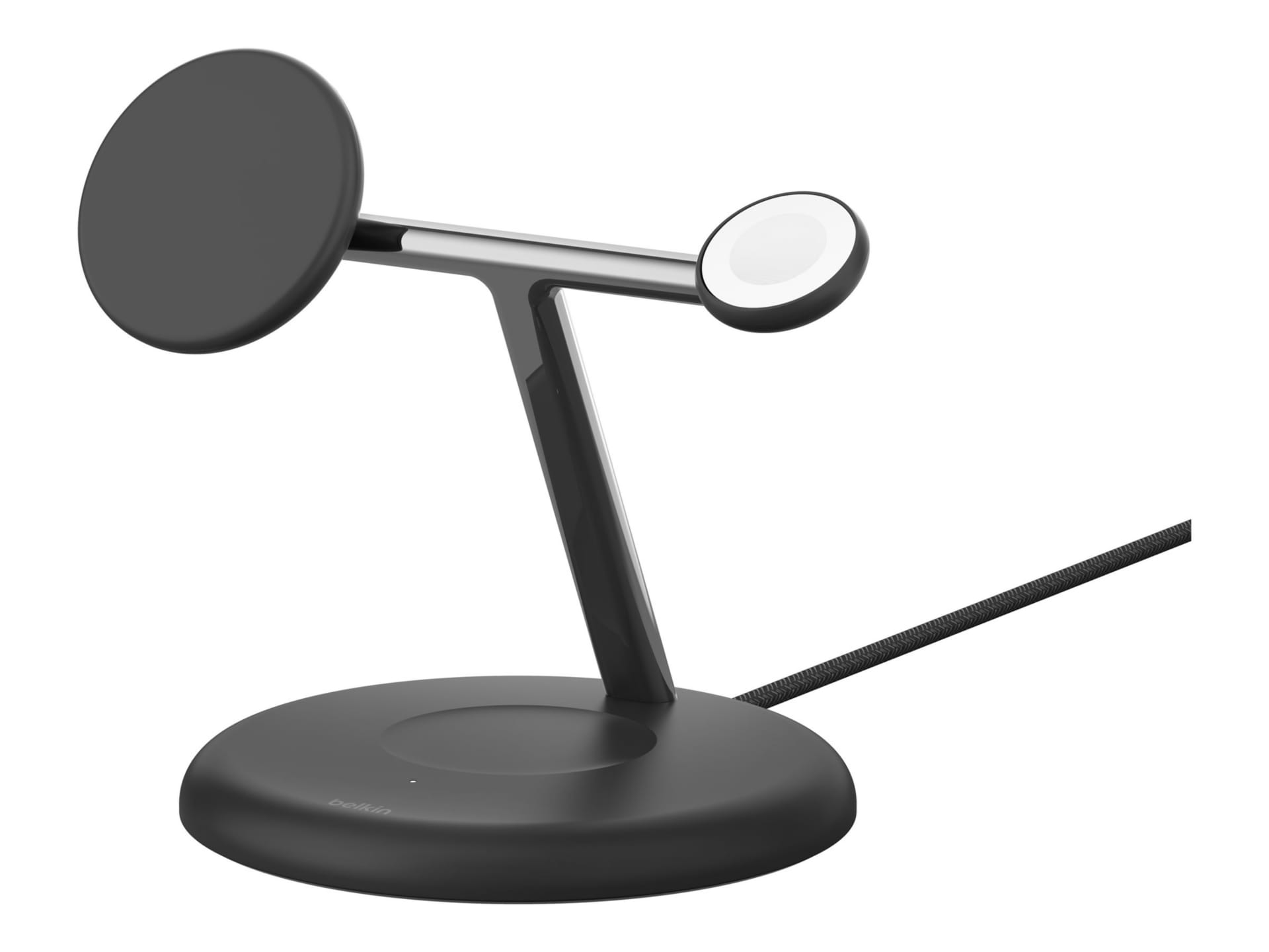 Belkin wireless charging stand - magnetic with Qi2 - + AC power adapter - 15 Watt