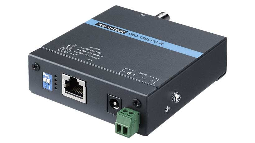 IMC Advantech Industrial Long Reach PoE+ Extender - Remote