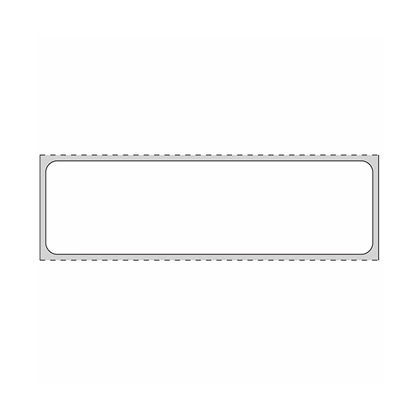 Code PDC 3.5"x1" 3" Core Direct Thermal Paper Permanent Label for Intermec Printer - White - 5000/Roll
