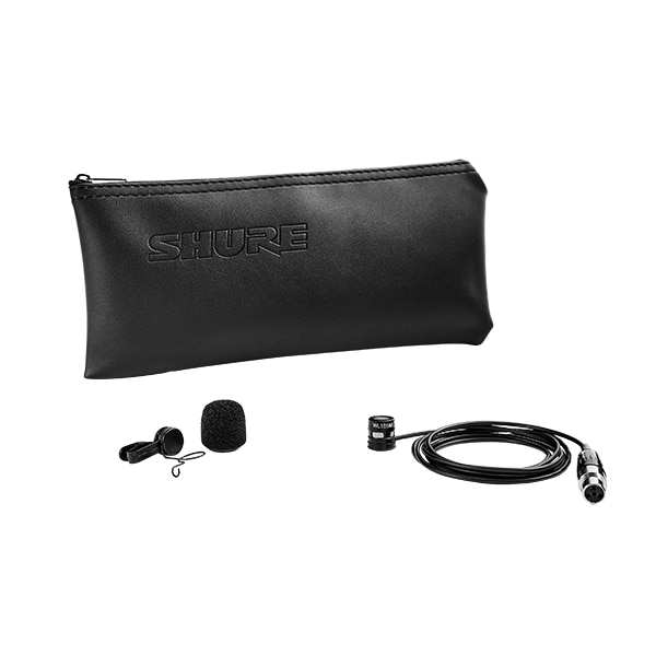 SHURE WL185MB LAVALIER MIC BLK