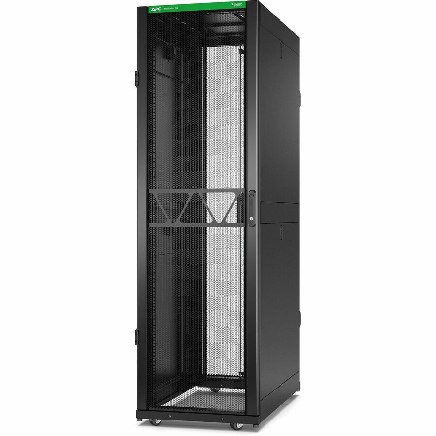 APC by Schneider Electric NetShelter SX Server Rack Gen 2, 42U, 1991H x 600W x 1070D mm, with Sides, Black