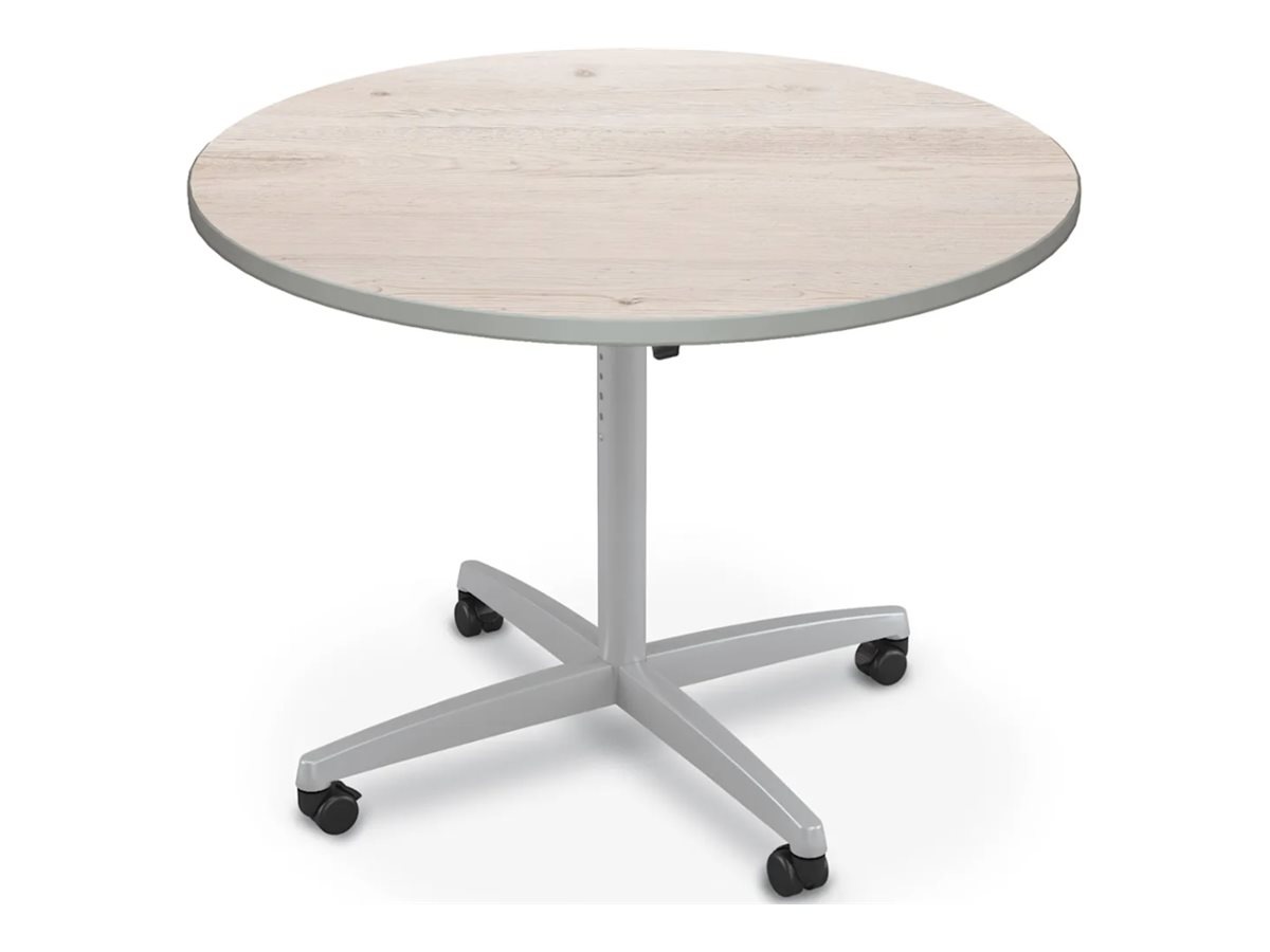 MooreCo 42" Round Frequency Table with X-base Legs