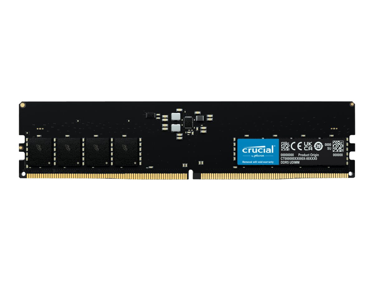Crucial - DDR5 - module - 16 GB - DIMM 288-pin / PC5-44800 - unbuffered