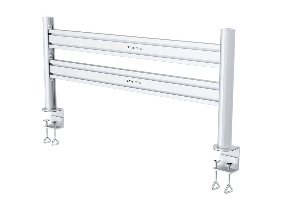 Eaton Tripp Lite Series Slat Rail with Posts for Slat Wall System, 40 in. (102 cm) mounting kit - silver - TAA Compliant