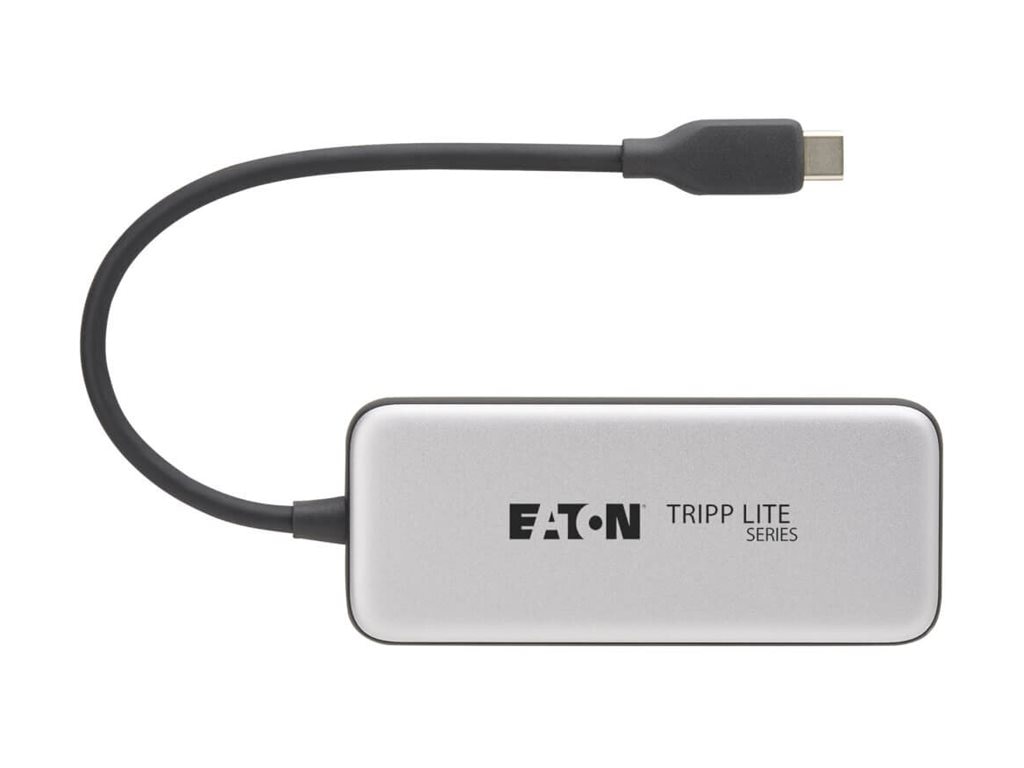 Thumbnail 3 of 9 for Eaton Tripp Lite series 4-Port USB-C Hub, USB 3.2 Gen 2 (10 Gbps), 4x USB-C Ports, 100W PD Charging, Thunderbolt 3