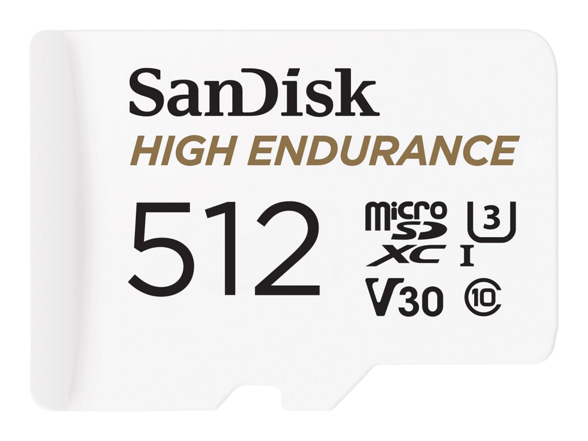 SanDisk High Endurance - flash memory card - 512 GB - microSDXC UHS-I