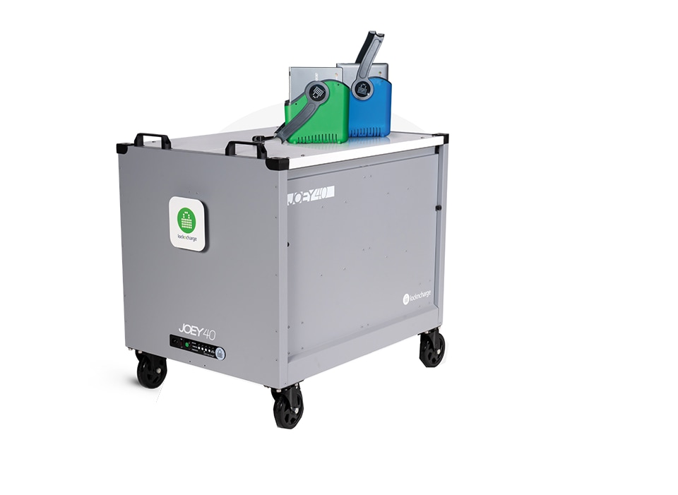 LocknCharge Joey 40 Charging Cart with USB-C Pre-wired Cables