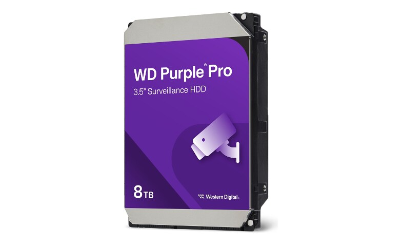 WD Purple Pro WD8002PURP - hard drive - 8 TB - surveillance, smart video -  SATA 6Gb/s - WD8002PURP - Internal Hard Drives - CDW.com