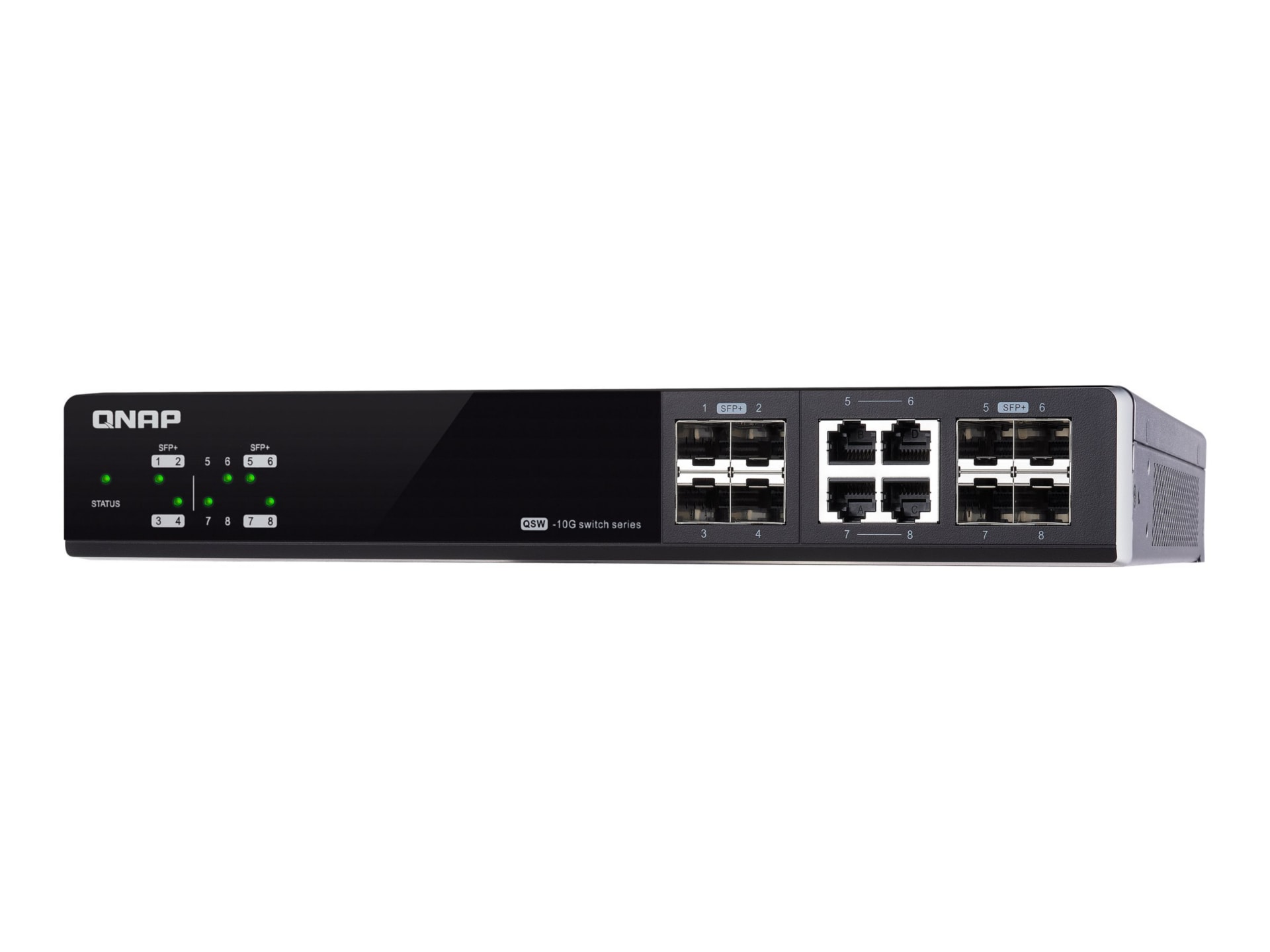 QNAP QSW-M804-4C - switch - 8 ports - managed - rack-mountable