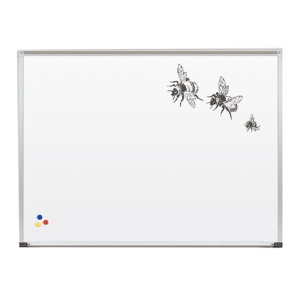 MooreCo 4'x8' Magne-Rite Markerboard with Deluxe Aluminum Trim