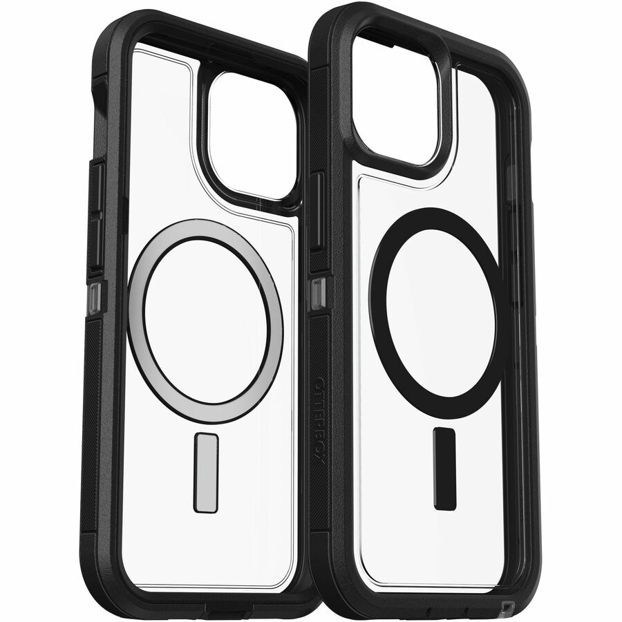 OtterBox iPhone 15, iPhone 14 & iPhone 13 Defender Series XT Clear Case Wit
