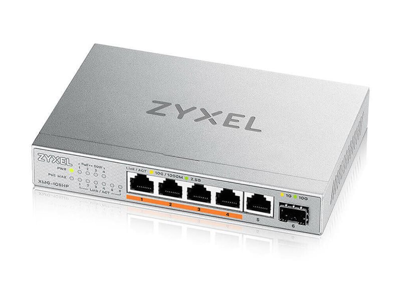 Zyxel XMG-105HP - switch - 5 ports - unmanaged