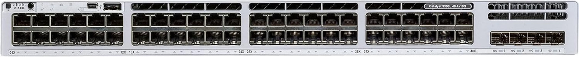 Cisco Meraki Catalyst 9300L-48UXG-4X - switch - 48 ports - managed - rack-m