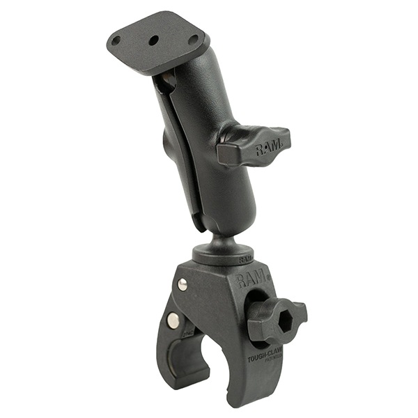 RAM Mounts Tough-Claw Medium Arm Small Clamp Mount with Diamond Plate