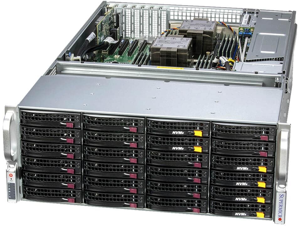 Supermicro 4U Front/Rear Loading Storage SuperServer with 36 Hot-swap 3.5" Bays