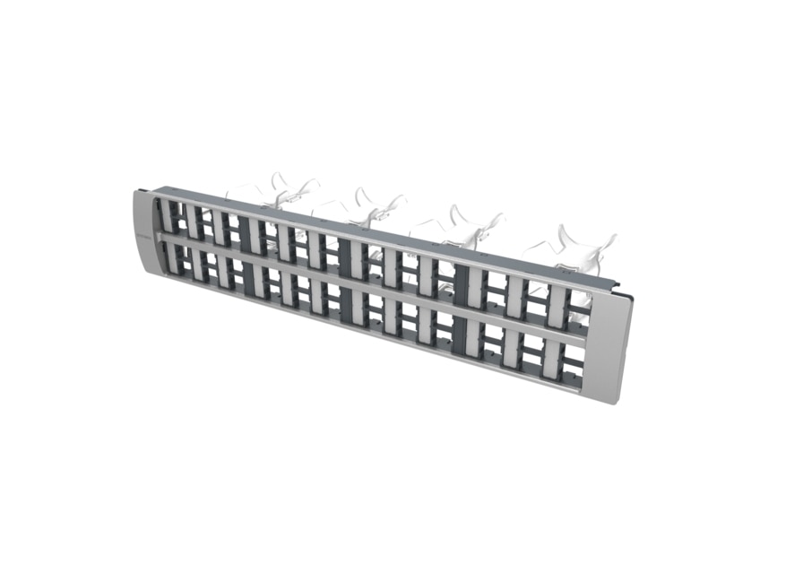 SYSTIMAX CommScope 360 M-Series Evolve 2U 48-Port RJ-45 Flat Patch Panel -